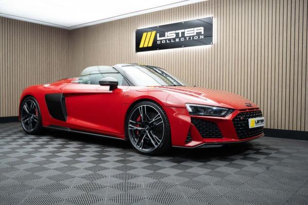 Audi R8 5.2 FSI V10 Performance Carbon Black Spyder 2dr Petrol S Tronic quattro Euro 6 (s/s) (620 ps) LOW RATE FINANCE +12 MONTH WARRANTY