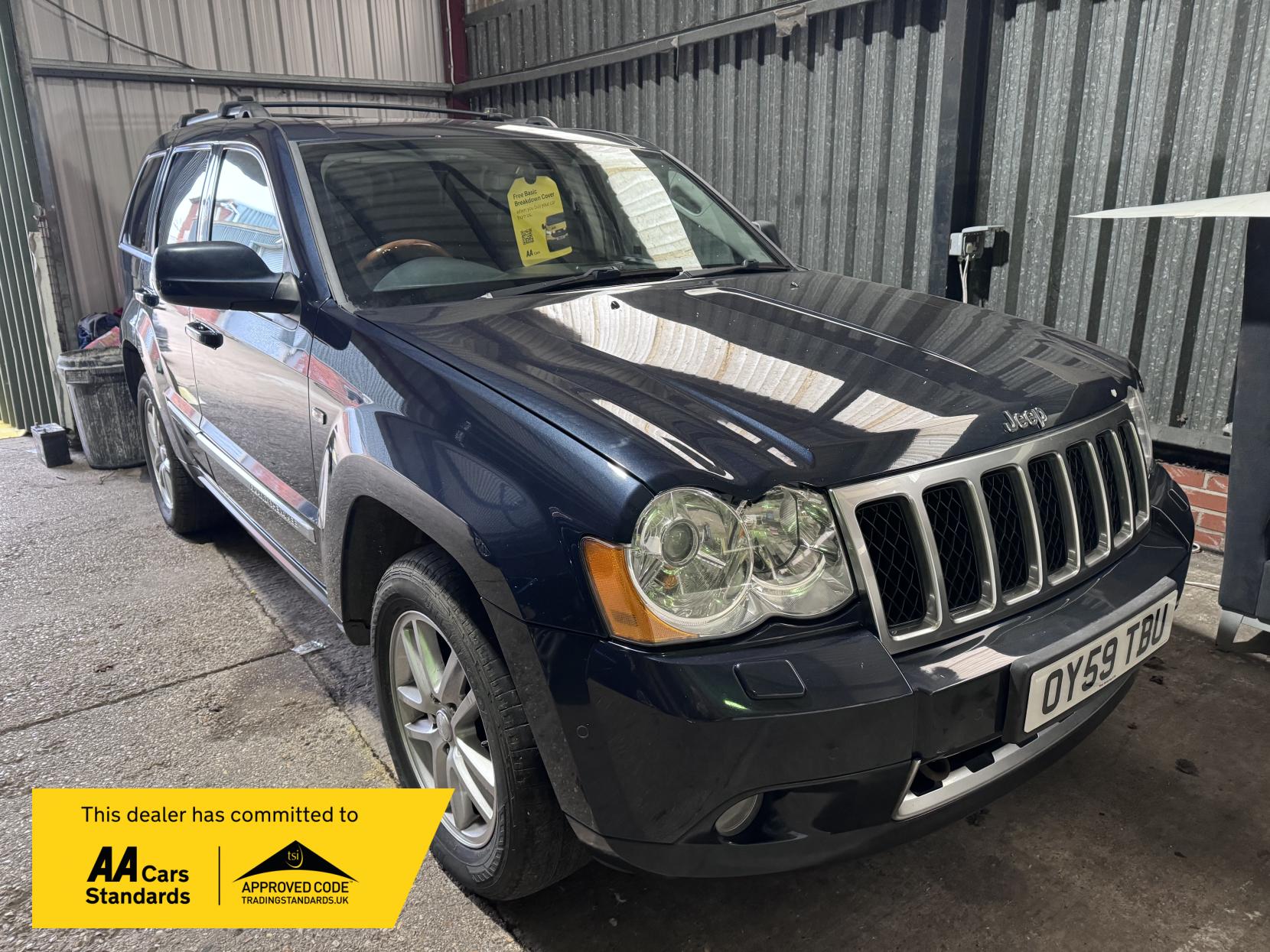 Jeep Grand Cherokee 3.0 CRD Overland SUV 5dr Diesel Automatic 4WD (270 g/km, 215 bhp)